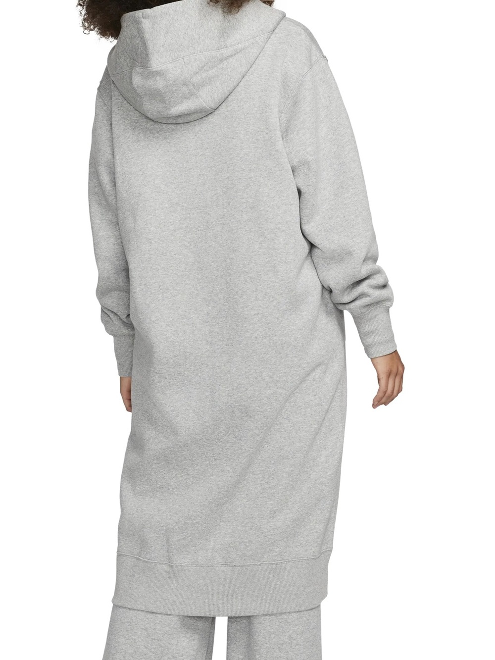 Nike Gray Zip-Up Long Hoodie - Picture 2 of 5